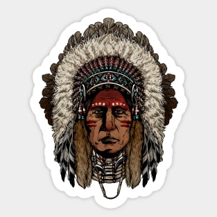 American Native Sticker